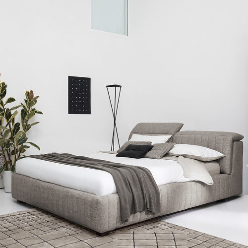 双人床 - portland - calligaris - 现代风格 / 布艺 / 带床头板