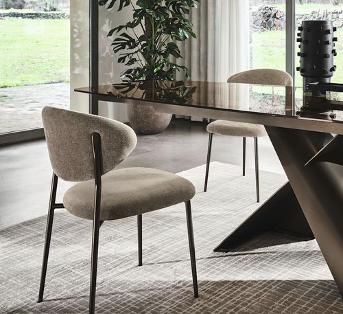 现代风格椅子 - MANTA - calligaris - 用于室内 / 客厅 / 金属