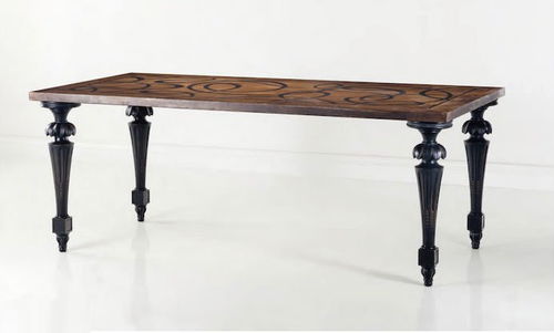 经典风格餐桌 - CHELINI 1898 : ART. 2145 + TOP ART. 6000 - CHELINI - 实木 / 实木桌脚 / 长方形