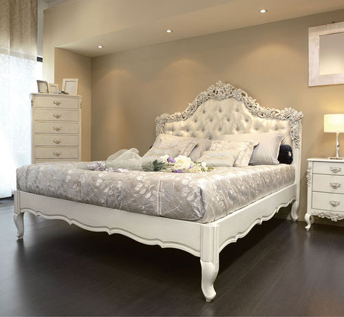 双人床 - ROSES - DANTI di Danti Stefano e C. - 经典风格 / 带软包床头板 / 布料