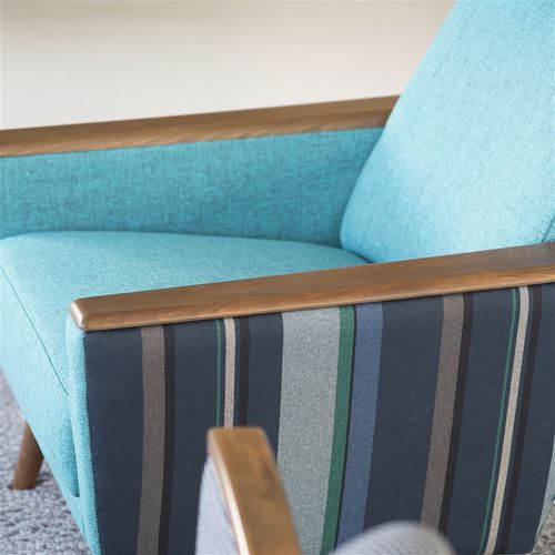 室内装饰面料 - TWEED FR - DESIGNERS GUILD - 用于窗帘 / 条纹 / 格子