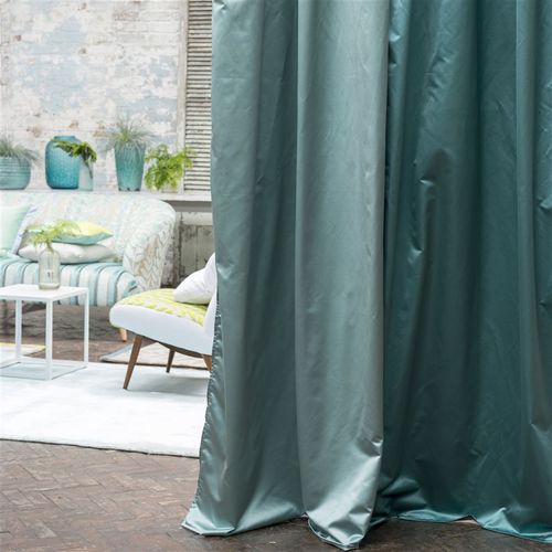 窗帘面料 - LUCENTE - DESIGNERS GUILD - 单色 / 绸缎 / 可水洗