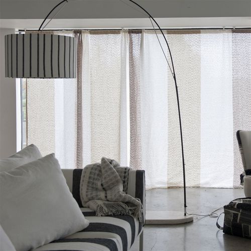 单色纱 - LAUZON  - DESIGNERS GUILD - 条纹 / 美利奴羊毛 / 亚麻