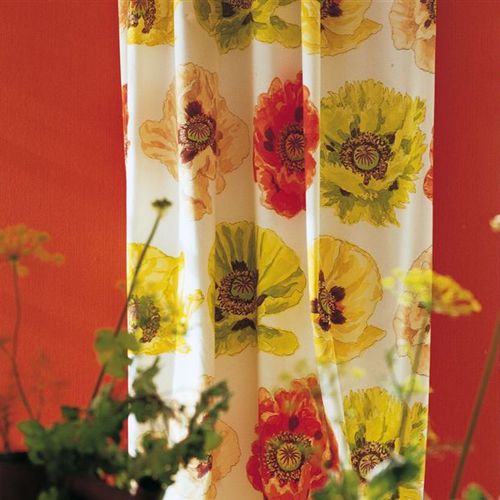 室内装饰面料 - GRAN PARADISO - DESIGNERS GUILD - 用于窗帘 / 条纹 / 花朵图案