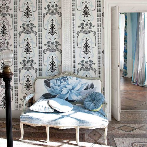 室内装饰面料 - SOFIENBERG - DESIGNERS GUILD - 用于窗帘 / 墙面 / 条纹