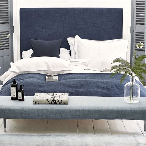 室内装饰面料 - FORTEZZA FR - DESIGNERS GUILD - 用于窗帘 / 单色 / 亚麻
