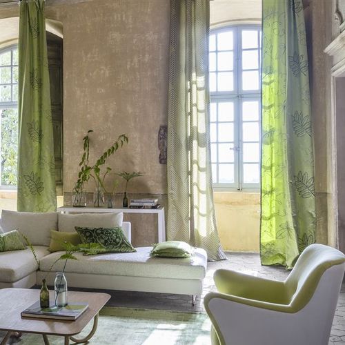 室内装饰面料 - MARQUISETTE - DESIGNERS GUILD - 用于窗帘 / 图案 / 棉质
