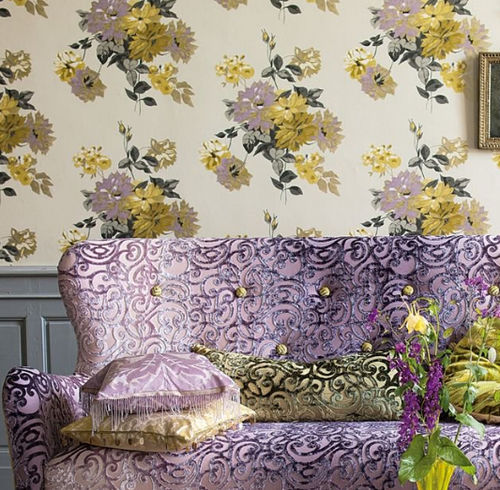 室内装饰面料 - VALADIER  - DESIGNERS GUILD - 用于窗帘 / 图案 / 丝绸