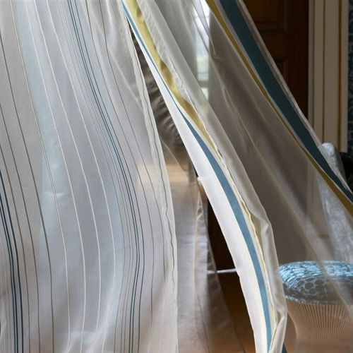 条纹纱 - ALISEDA  - DESIGNERS GUILD - 缎纹图案 / 花朵图案 / 可水洗