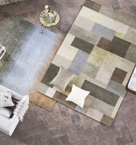 现代风格地毯 - BARCHESSA SLATE - DESIGNERS GUILD - 几何 / 粘胶 / 长方形