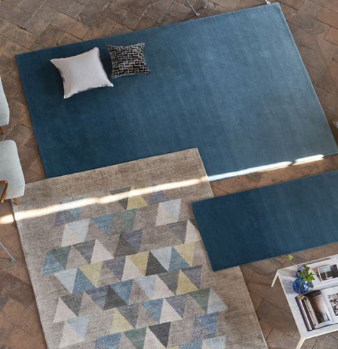 现代风格地毯 - PADUA AZURE - DESIGNERS GUILD - 单色 / 羊毛 / 长方形