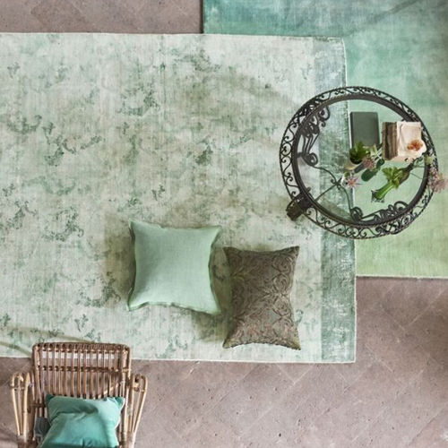 现代风格地毯 - LA ROTONDA PALE AQUA - DESIGNERS GUILD - 图案 / 粘胶 / 长方形