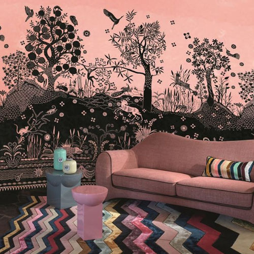现代风格地毯 - PIETRA DURA MULTICOLORE - DESIGNERS GUILD - 图案 / 羊毛 / 粘胶