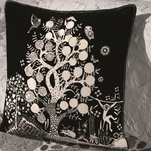 正方形垫子 - CLAIRIERE PRIMEVERE - DESIGNERS GUILD - 自然图案 / 棉质 / 白色