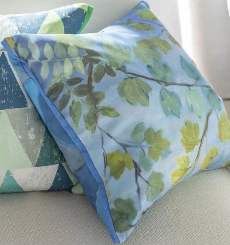 户外垫子 - GIARDINO SEGRETO - DESIGNERS GUILD - 正方形 / 印花 / 自然图案