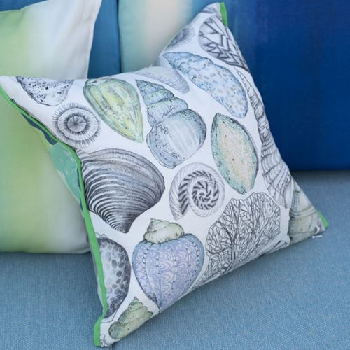 户外垫子 - SHELL BAY - DESIGNERS GUILD - 正方形 / 图案 / 布料