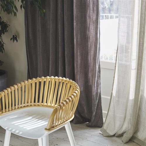 单色纱 - SILVRETTA  - DESIGNERS GUILD - 阻燃聚酯 / 遮光 / 100%再生