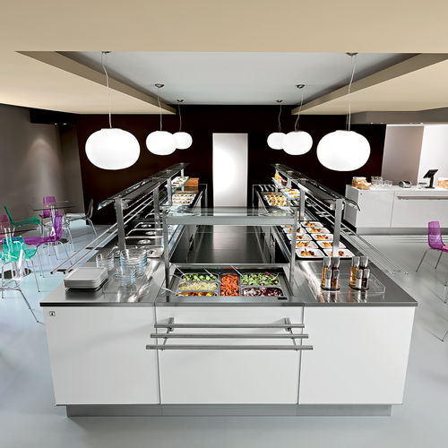 柜台冷藏展示柜 - SNACK&FOOD - IFI - 用于蛋糕房 / 餐厅 / 带照明