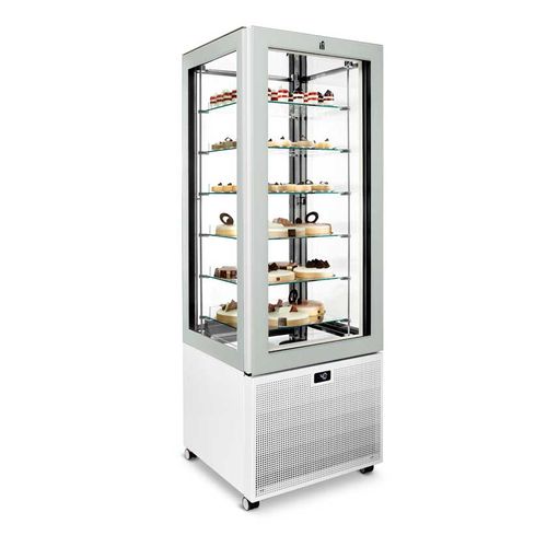 直立式冷藏展示柜 - PIVOT - IFI - 用于蛋糕房 / 金属 / 平开门
