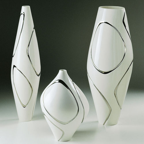 现代风格花瓶 - BS-2003 D / B-2003 D / PF-2003 D - FOS CERAMICHE - 瓷质 / 手工
