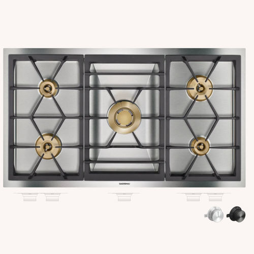 燃气灶台 - VG491115F - GAGGENAU - 5眼 / 嵌入式 / 带杠杆