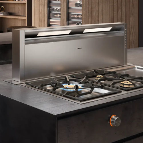 带工作台吸油烟机 - AL400122 - GAGGENAU - 嵌入式 / 带管道 / 伸缩