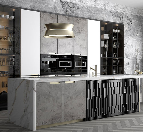 现代风格厨房 - Parigi   - Santo Passaia Furniture - 木质 / 模块化 / 哑光