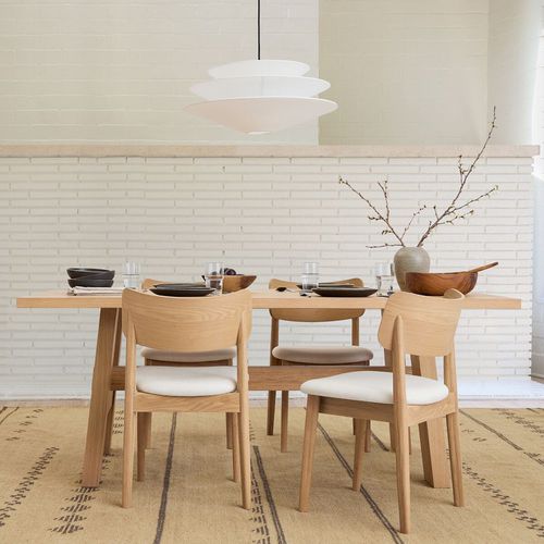 现代风格餐桌 - Putnam - West Elm - 木制贴皮 / 木板桌脚 / 长方形