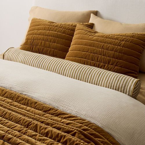 圆柱垫子 - Modern Bolster - West Elm - 条纹 / 家用 / 丝绸