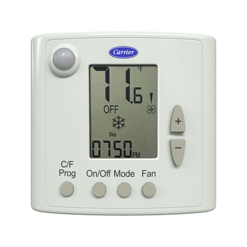 电子温度调节器 - COMFORTVU™ TB-C - CARRIER commercial - 可编程 / 供暖 / 用于空调