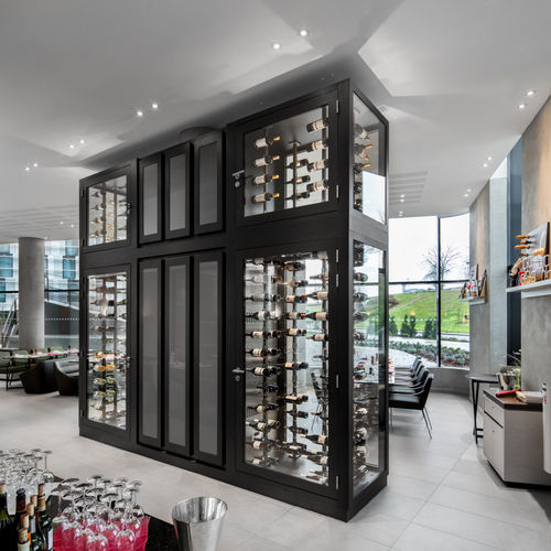 酒吧葡萄酒柜 - PRESTIGE : PULLMAN PARIS ROISSY - PROVINTECH - 独立式 / 不锈钢 / 玻璃门
