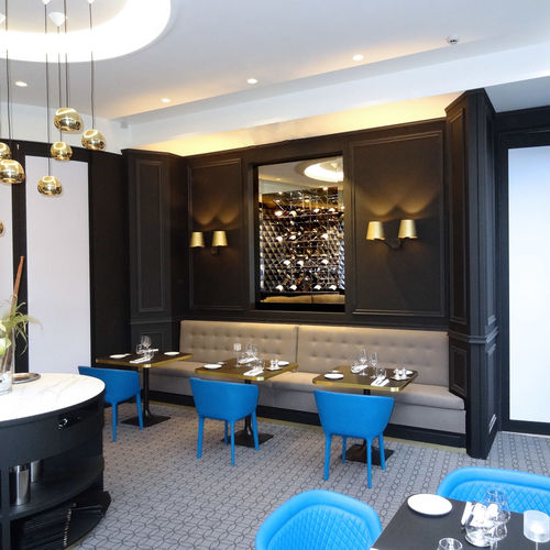 酒吧葡萄酒柜 - LE GRAND HÔTEL LA CLOCHE DIJON - PROVINTECH - 嵌入式 / 不锈钢 / 玻璃门