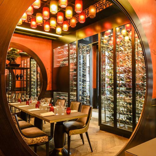 酒吧葡萄酒柜 - BOUDDHA BAR, PARIS - PROVINTECH - 独立式 / 木质 / 玻璃门