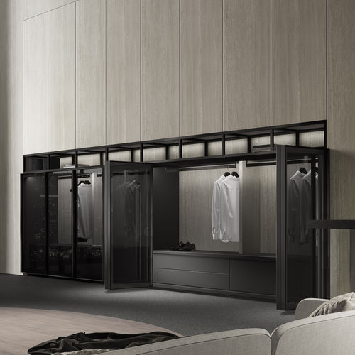 现代风格衣柜 - LUXURY STONES ARGENTUM LEACH GRIS - MUEBLES DOCA - 玻璃 / 石材 / 平开门式