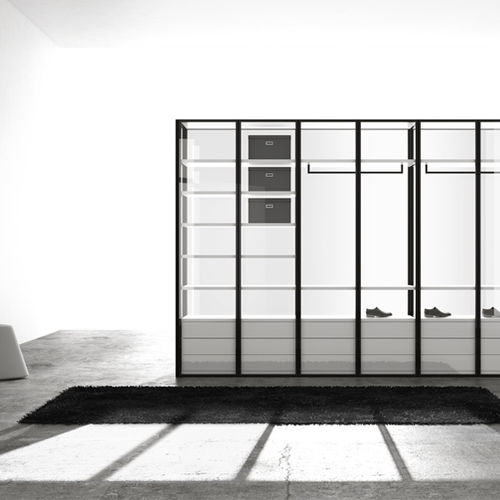 现代风格衣柜 - LEACH TRANSPARENTE  - MUEBLES DOCA - 漆木 / 玻璃 / 金属