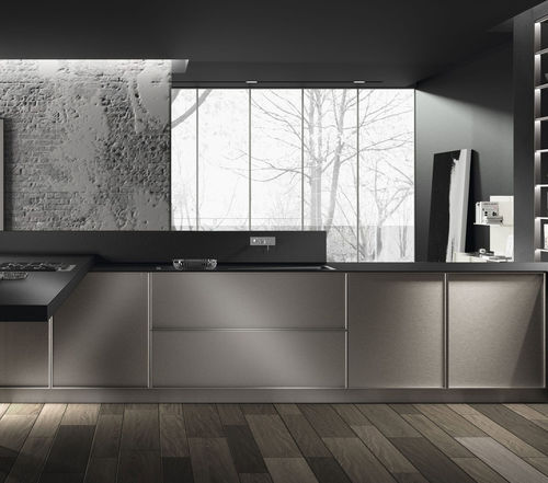 现代风格厨房 - ANVIL ACERO / FRAME KAREE  - MUEBLES DOCA - 钢 / 阳极氧化铝 / U 形