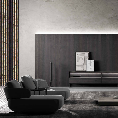 现代风格电视柜 - BARNA ROBLE LIATH - MUEBLES DOCA - 低承重 / 栎木 / 玻璃