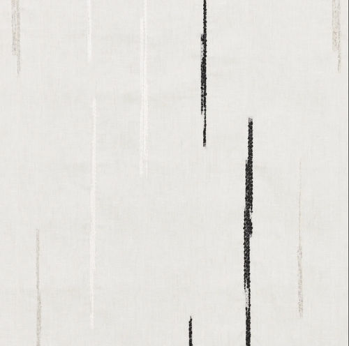 窗帘面料 - BROYD  - KVADRAT - 条纹 / 聚酯 / 亚麻