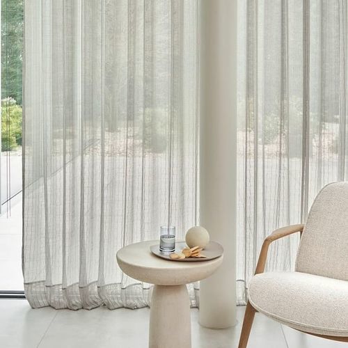 窗帘面料 - JASKO FR - JAB ANSTOETZ FABRICS - 单色 / 聚酯 / 透明