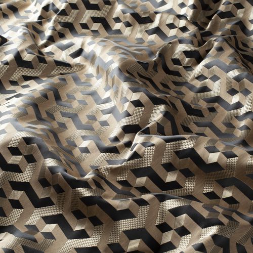 窗帘面料 - MALACHIT - JAB ANSTOETZ FABRICS - 几何图案 / 聚酯 / 棉质