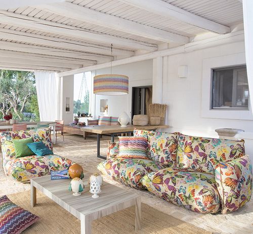 室内装饰面料 - SUMMER VANESSA - MISSONI HOME - 彩虹图案 / 提花