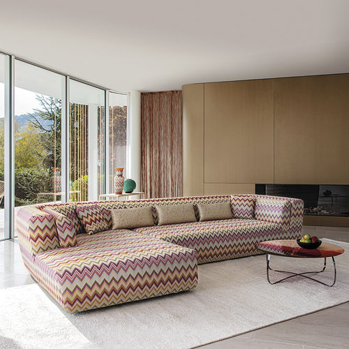 室内装饰面料 - GARDEN LIGHT - MISSONI HOME - 条纹 / 帆布 / 户外
