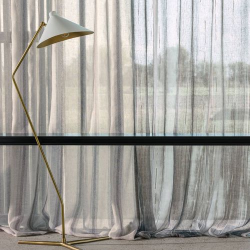窗帘面料 - ENCHANTEMENT - CASAMANCE - 条纹 / 亚麻 / 粘胶