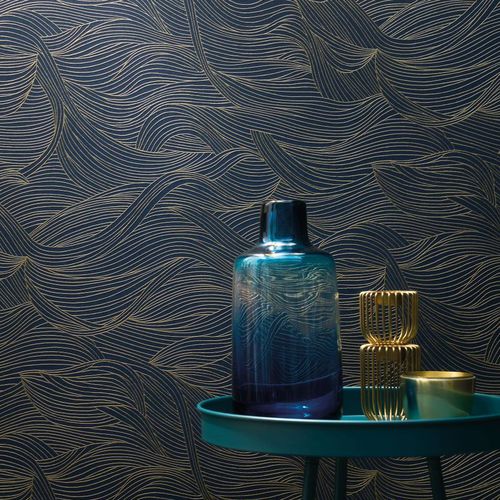 现代风格墙纸 - ALULA - CASAMANCE - 无纺布 / 波纹 / 仿布