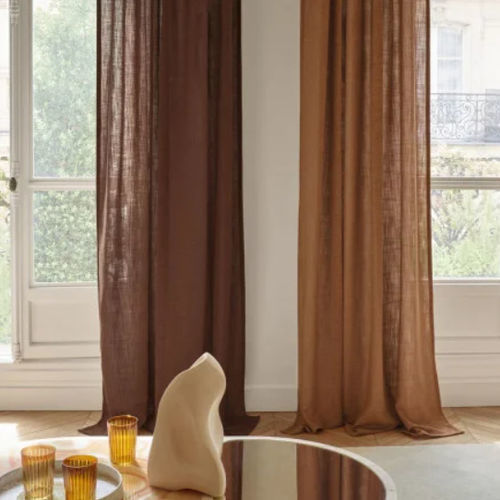 室内装饰面料 - FAVORI RECYCLE  - CASAMANCE - 用于窗帘 / 单色 / 聚酯