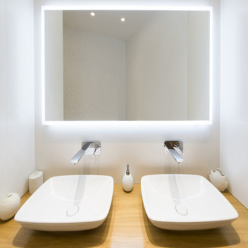 壁挂镜子 - MIROX 4GREEN+ - AGC Glass Europe - 商用 / 现代风格 / 长方形