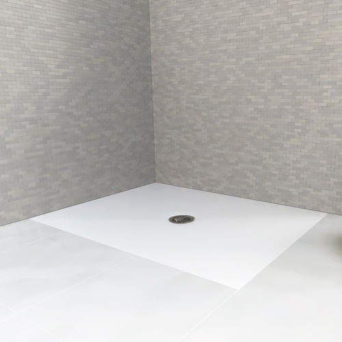 长方形淋浴底盆 - FL - matki showering - 嵌入式 / 丙烯塑料 / 防滑
