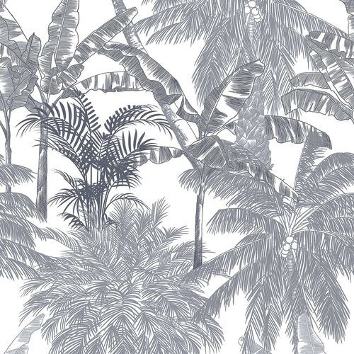 现代风格墙纸 - PALMS PLOMO - Coordonné - 乙烯基 / 自然图案 / 仿墙纸