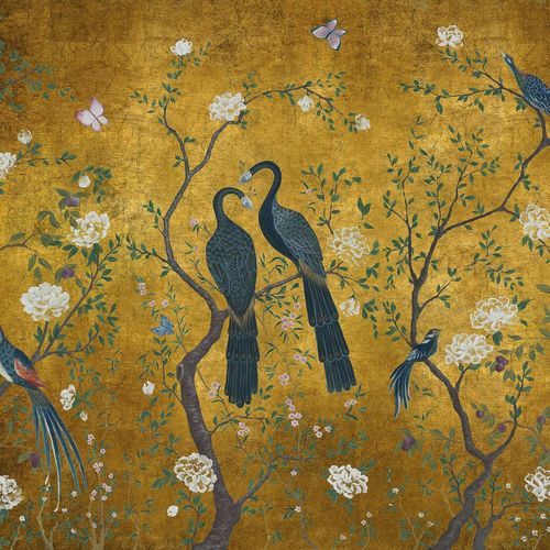 现代风格墙纸 - EDO GOLD - Coordonné - 乙烯基 / 动物图案 / 仿墙纸