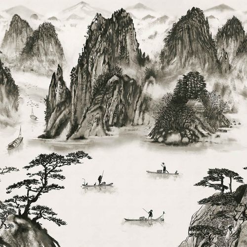 现代风格墙纸 - SUMI - Coordonné - 布料 / 自然图案 / 仿墙纸
